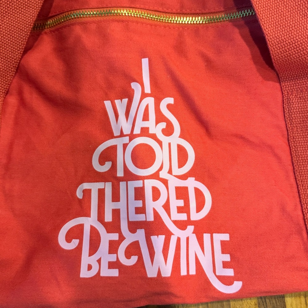 Red & Pink Duffle Tote Bag - Picture 2 of 9